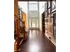 Entry way with hardwood floors, high ceilings and staircase at 7178 Glaspie Way, Atlanta, GA 30349