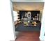 Stylish living room featuring black and white decor at 7178 Glaspie Way, Atlanta, GA 30349