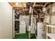 Basement featuring washer, dryer, water heater, and other mechanicals at 428 Medlock Rd, Decatur, GA 30030