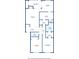 Detailed floor plan showcasing the layout of the home's rooms, including the living room, bedrooms, and bathrooms at 67 Middleton Se Ct, Smyrna, GA 30080