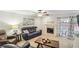 Inviting living room with fireplace and sliding doors to the outdoor living area, perfect for entertaining at 67 Middleton Se Ct, Smyrna, GA 30080
