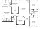 Detailed floor plan showcasing the layout of the home, including bedrooms, bathrooms, and living spaces at 2145 Charleston Oak Cir, Lawrenceville, GA 30043