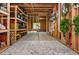 Unfinished basement offering ample storage with shelving, exposed beams, and a large open layout at 516 Black Horse Cir, Canton, GA 30114