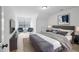 The main bedroom features neutral decor, recessed lighting, a ceiling fan and natural light at 1637 Short Shadow Ln, Snellville, GA 30078