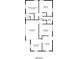 Floor plan showcasing the layout of this 932 square foot home at 2839 Long Way, Decatur, GA 30032