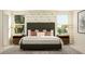 Cozy bedroom featuring a comfortable bed with decorative pillows and matching nightstands at 1924 Logan Se Ln, Conyers, GA 30094