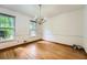 Dining room with hardwood floors, and chandelier at 2867 Holly Oaks Dr, Marietta, GA 30062