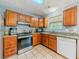 Cozy kitchen with wooden cabinets, granite countertops, and stainless-steel appliances at 4728 Garden Hills Dr, Stone Mountain, GA 30083
