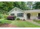 Delightful home with white siding and neat landscaping showcases a welcoming entrance and well-maintained lawn at 2440 Weatherford Ct, Marietta, GA 30068