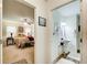 Hallway view into a bedroom and bathroom at 2440 Weatherford Ct, Marietta, GA 30068