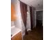 Pantry with curtain, shelving, and household items at 3040 Garnet Way, Atlanta, GA 30349