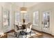 Bright breakfast nook with large windows and a view to the exterior at 2250 Blackheath Trce, Alpharetta, GA 30005