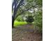Heavily wooded view of home's back yard at 2880 Elizabeth Se St, Smyrna, GA 30080