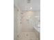 This luxurious shower features a seamless glass door and rainfall shower head at 2023 Belridge Se Ct, Smyrna, GA 30080