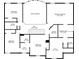 Upstairs floor plan featuring bedrooms, bathrooms, laundry, and WIC at 2307 Loughridge Dr, Buford, GA 30519