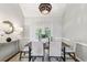 Dining room features modern lighting and views to the outdoors at 3405 Glenrose Trail Trl, Atlanta, GA 30341