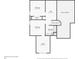 Detailed floor plan layout showcases the second floor featuring bedrooms, loft, and bathroom at 3405 Glenrose Trail Trl, Atlanta, GA 30341