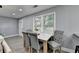 Dining area with light gray walls, and new windows at 737 Bolton Nw Rd, Atlanta, GA 30331