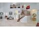 Large foyer with marble floors, high ceilings, and staircase at 1000 Collingtree Ct, Mcdonough, GA 30253