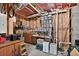 Unfinished basement space with plenty of storage and potential for customization at 2020 Ridge Gate Drive Dr, Cumming, GA 30041