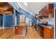 A modern kitchen featuring stainless steel appliances and an island at 2311 Sims Ne Dr, Marietta, GA 30066