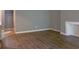 Cozy bedroom featuring wood floors, a closet, and a neutral color palette at 3575 Oakvale Rd # 305, Decatur, GA 30034