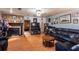 Inviting living room with fireplace and views into other rooms at 4236 Florida Nw Ave, Atlanta, GA 30360