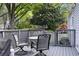 Back deck complete with table and chairs, perfect for enjoying the outdoors at 1251 Pierce Ave, Smyrna, GA 30080