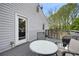 Back deck with easy access to backyard, with room for table and chairs at 1251 Pierce Ave, Smyrna, GA 30080