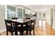 Cozy dining area with a wooden table set, adjacent to the bright, updated kitchen at 361 Adelle Se St, Atlanta, GA 30315