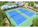 Community tennis courts and manicured landscaping at 4105 Vista Pointe Dr, Cumming, GA 30028