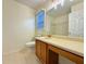 Bathroom featuring a vanity with cabinet space and neutral finishes at 3533 Mulberry Way, Duluth, GA 30096