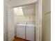 Laundry room with washer and dryer at 3533 Mulberry Way, Duluth, GA 30096