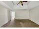 Spacious bedroom features neutral walls and a ceiling fan at 1735 Silver Way, Lithia Springs, GA 30122