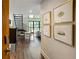 Inviting entryway showcasing a modern living space with high ceilings and stylish decor at 790 North Ne Ave # 209, Atlanta, GA 30306