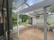 Covered back patio featuring lattice privacy screen and a view to the backyard at 333 Etoawha Vly, Woodstock, GA 30189