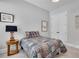 Bedroom with a queen size bed and minimalist decor at 10140 Grandview Sq, Duluth, GA 30097