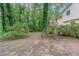 Private backyard framed by lush greenery, offering a tranquil outdoor retreat at 2047 Cliffton Ter, Snellville, GA 30039