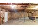 Unfinished basement featuring concrete floor and a blank canvas for customization at 2047 Cliffton Ter, Snellville, GA 30039