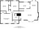 Detailed upper-level floor plan showcasing bedrooms, kitchen, and spacious living areas at 2047 Cliffton Ter, Snellville, GA 30039