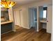 Open-concept featuring white walls, modern flooring, and bright, natural light at 267 Toweridge Sw Dr, Marietta, GA 30064