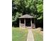 Charming gazebo nestled among lush greenery, offering a tranquil retreat at 1612 Huntingdon, Atlanta, GA 30350