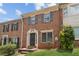 Attractive brick facade with complementary shutters enhancing the curb appeal of the townhome at 573 Hambrick Sq, Stone Mountain, GA 30083