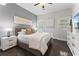 Serene bedroom features neutral tones, decorative pillows, and ample natural light, creating a relaxing retreat at 1292 Lenox Park Ne Blvd, Brookhaven, GA 30319
