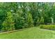 Serene backyard with manicured lawn, privacy fence, and lush greenery at 1103 Briar Cove Ne Cir, Atlanta, GA 30329