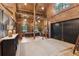 Spacious barn interior with wood walls, a storage loft, and large sliding doors; versatile space and great for storage at 150 Trinity Farm Dr, Canton, GA 30115