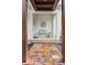 Charming front porch featuring brick pavers, a comfortable bench, and inviting decor at 150 Trinity Farm Dr, Canton, GA 30115