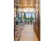 Modern gourmet kitchen with stainless steel appliances, wood floors, and a large window view at 150 Trinity Farm Dr, Canton, GA 30115