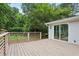 Inviting wooden porch with wood railing, ideal for enjoying the outdoors at 1869 Hebron Hills Dr, Tucker, GA 30084