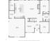 Main level floor plan featuring a living room, kitchen, garage, dining room, and office at 3735 Tamiami Trl, Cumming, GA 30041